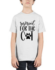 Reserved For The Cat Style 104# - cats - Youth Tee Unisex