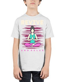 Revive and Relax 500# - yoga - Youth Tee Unisex