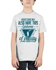 Right now we also have this epidemic of obesity and diabetes Style 13# - diabetes - Youth Tee Unisex