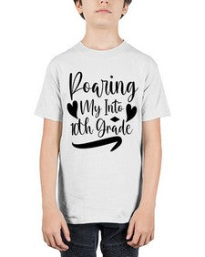 Roaring My Into tenth Grade 765# - tenth grade - Youth Tee Unisex