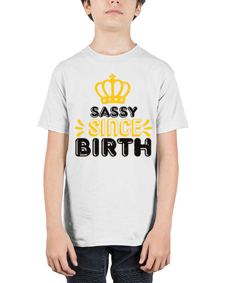 Saddy since birth Style 198# - baby shower - Youth Tee Unisex