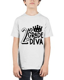 Second Grade Diva 812# - second grade - Youth Tee Unisex