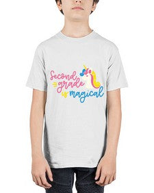 Second Grade Is Magical 822# - second grade - Youth Tee Unisex