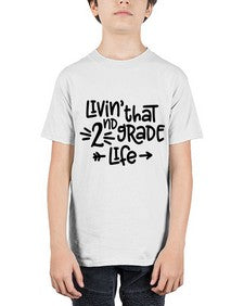 Second Grade Life 826# - second grade - Youth Tee Unisex