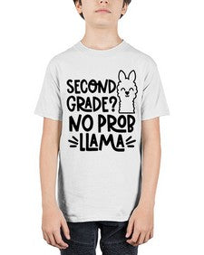 Second Grade No Prob 830# - second grade - Youth Tee Unisex