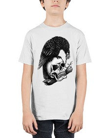 Skull Crow 1052# - graphic - Youth Tee Unisex