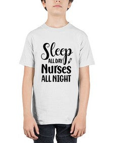 Sleep all day nurses all 1400# - nurse - Youth Tee Unisex