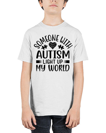 Some one with Style 50# - autism - Youth Tee Unisex