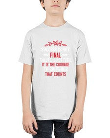 Success is not final Failure is not fatal Style 1429# - nurse - Youth Tee Unisex