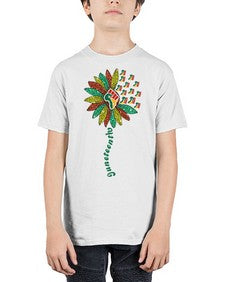Sunflower Fist Juneteenth Black History 24# - black juneteenth - Youth Tee Unisex