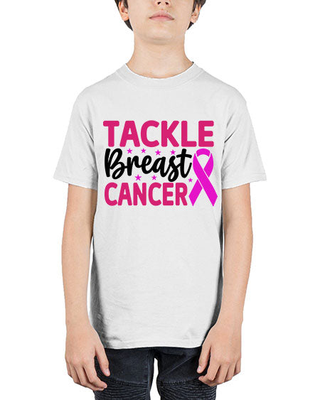 Tackle Breast Cancer 5# - breast cancer - Youth Tee Unisex