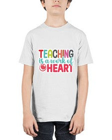 Teaching Is A Work Of Heart 1477# - teacher - Youth Tee Unisex