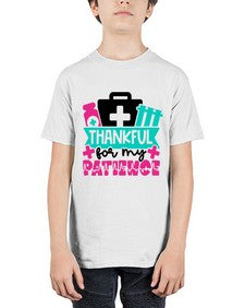 Thankful For My Patience Style Style 1492# - nurse - Youth Tee Unisex