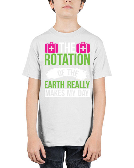 The Rotation Of The Earth Really Makes My Day 7# - nature - Youth Tee Unisex