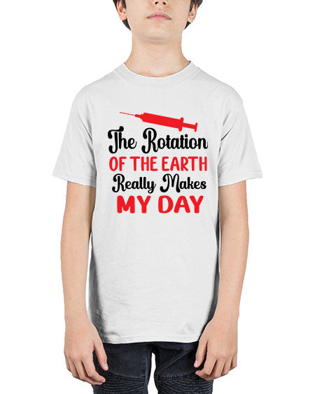 The Rotation of the Earth Really Makes my day 12# - nature - Youth Tee Unisex