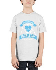 The character of the Nurses is as important as the knowledge she possesses Style 1507# - nurse - Youth Tee Unisex