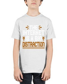 The internet is a big distraction 53# - internet - Youth Tee Unisex