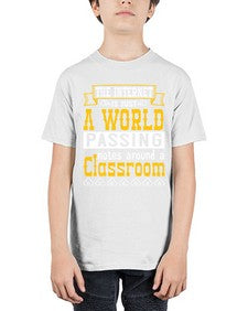 The internet is just a world passing notes around a classroom 50# - internet - Youth Tee Unisex