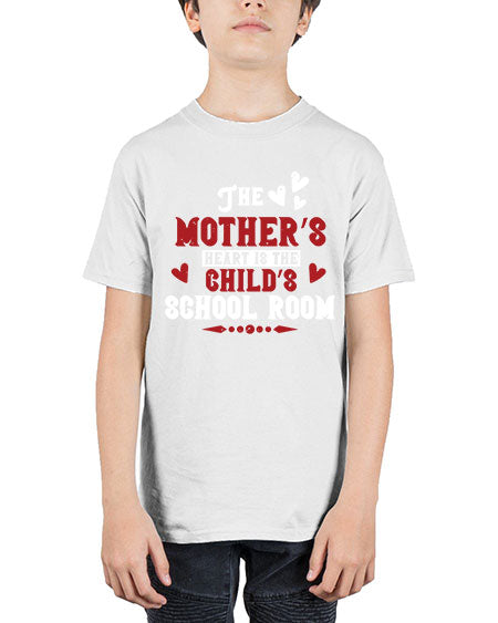 The mother’s heart is the child’s school room Style 221# - kids - Youth Tee Unisex