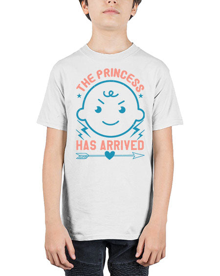 The princess has arrived Style 225# - baby shower - Youth Tee Unisex
