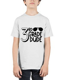 Third Grade Dude 957# - third grade - Youth Tee Unisex