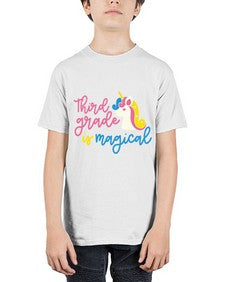 Third Grade Is Magical 963# - third grade - Youth Tee Unisex