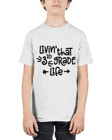 Third Grade Life 967# - third grade - Youth Tee Unisex