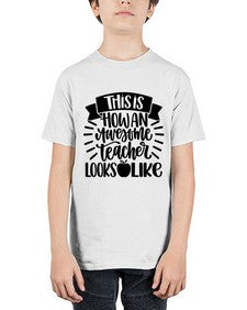 This Is How An Awesome Style 1542# - teacher - Youth Tee Unisex