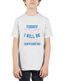 Today i will be my 256# - cartoon super hero - Youth Tee Unisex