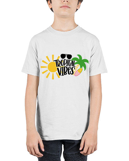 Tropical Vibes Style 9# - summer - Youth Tee Unisex