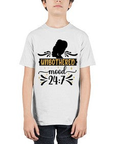 Unbothered mood Style 2# - black girls or women - Youth Tee Unisex