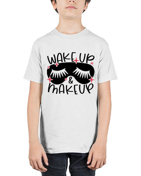 Wake Up Makeup Style 8# - beauty - fashion - Youth Tee Unisex