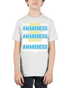 Walk with awareness Eat with awareness Breathe with awareness Style 9# - Self awareness - Youth Tee Unisex