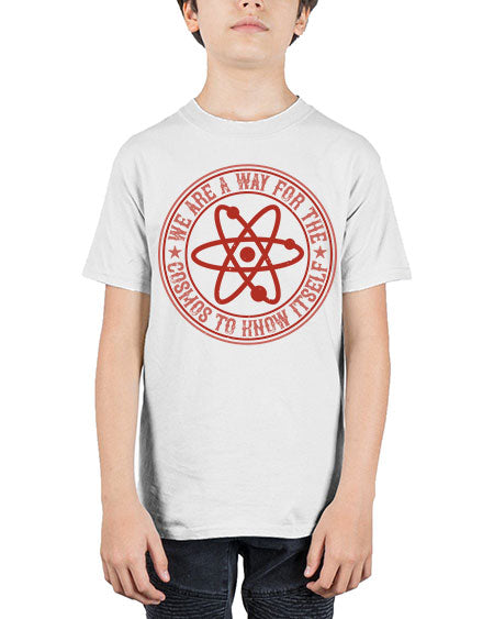 We are a way for the cosmos to know itself 300# - general science - Youth Tee Unisex