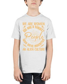 We are women we are people 42# - ufo - Youth Tee Unisex