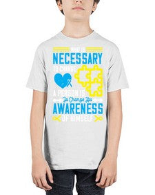 What is necessary to change a person is to change his awareness of himself Style 8# - Self awareness - Youth Tee Unisex