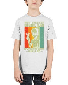 When I started the original alien 45# - ufo - Youth Tee Unisex