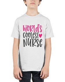 Worlds Coolest Nurse Style 1658# - nurse - Youth Tee Unisex