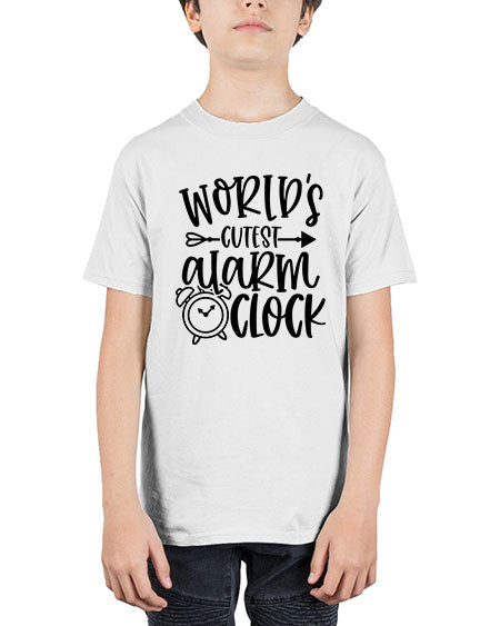 Worlds Cutest Alarm Clock Style 473# - baby - Youth Tee Unisex