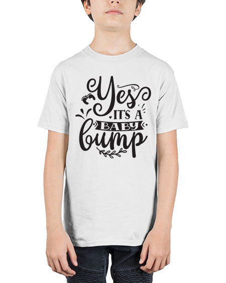 Yes it s a baby bump 476# - pregnancy - Youth Tee Unisex