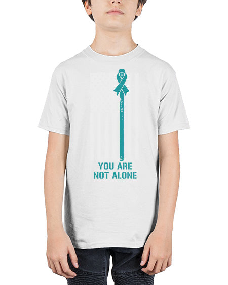 You Are Not Alone PTSD 1# - PTSD - Youth Tee Unisex