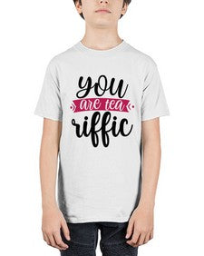 You Are Tea Riffic 1803# - tea - Youth Tee Unisex
