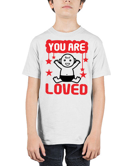 You are loved Style 241# - baby shower - Youth Tee Unisex