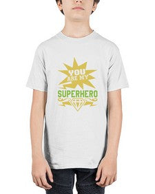 You are my superhero 269# - cartoon super hero - Youth Tee Unisex