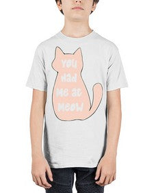 You had Me at Meow - cats - Youth Tee Unisex