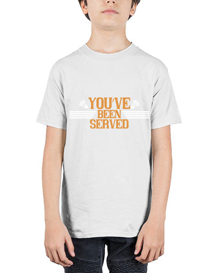 You’ve been served 1714# - badminton - Youth Tee Unisex