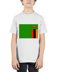 Zambia 2160# - world flags - Youth Tee Unisex