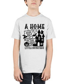 a home of a were wolf witch and their little monsters 53# - witch - Youth Tee Unisex