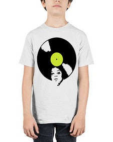 afrovinyl 63# - black girls or women - Youth Tee Unisex