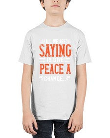 all we are saying 18# - vegan - Youth Tee Unisex